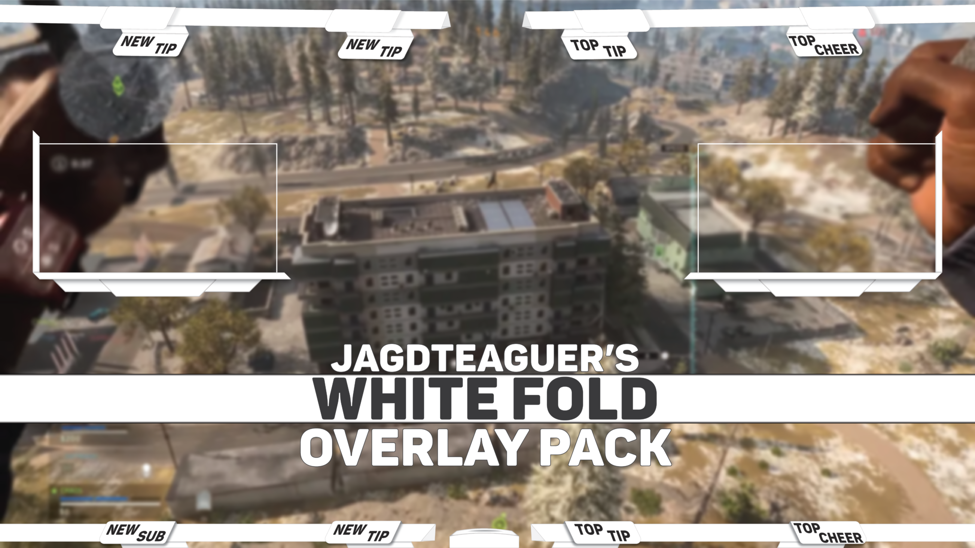 White Fold Overlay Pack (SLOBS Ready!)