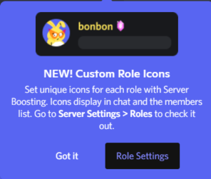 Customize your Discord role icons